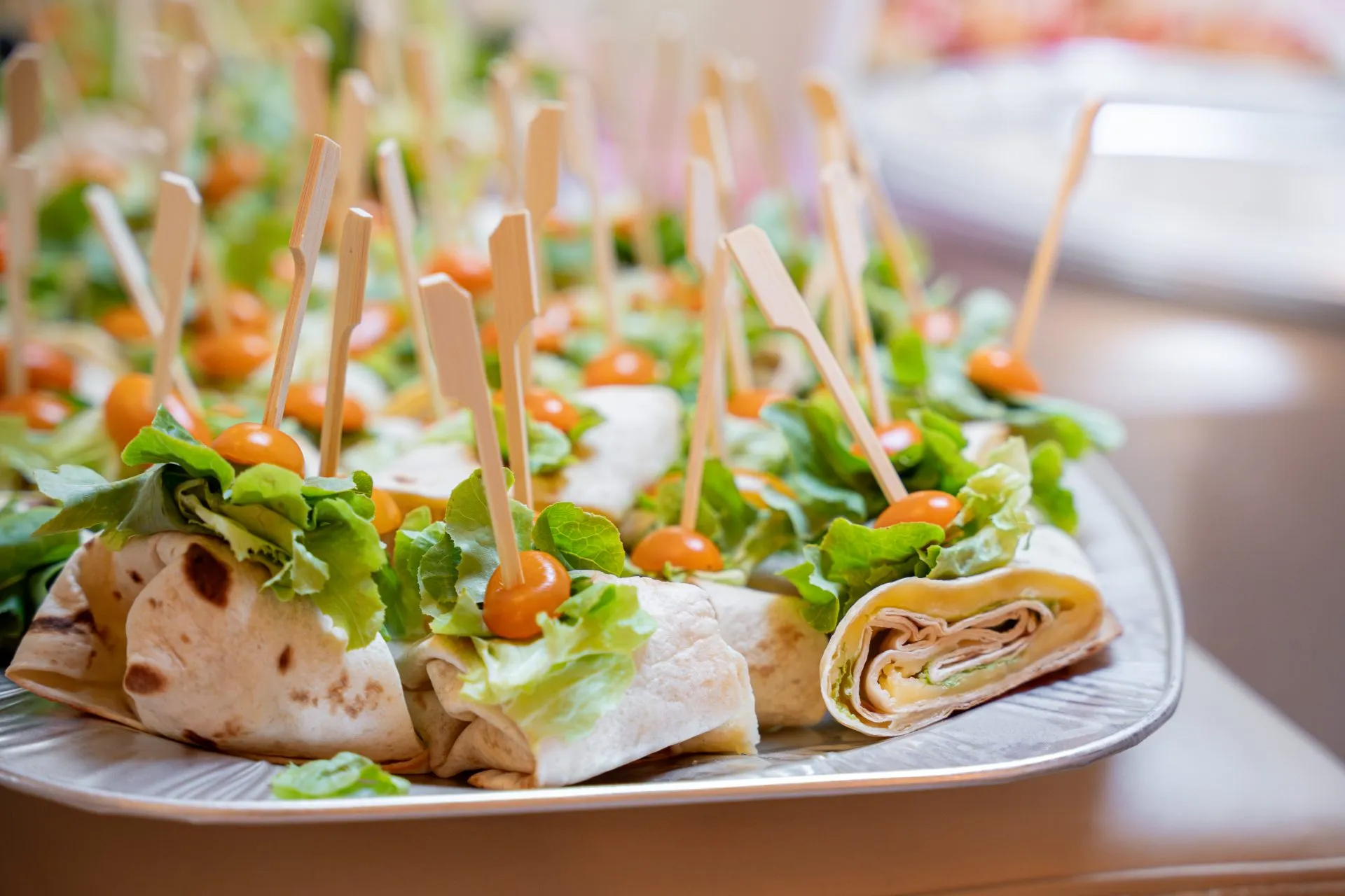 Catering — predjedlá / wrapy